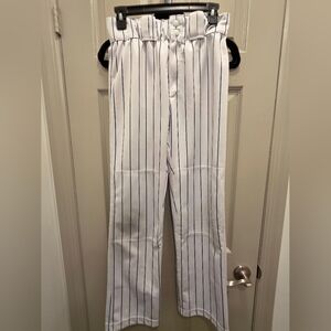 Evoshield Mens Salute Open Bottom Navy Pinstripe Men’s Baseball Pants